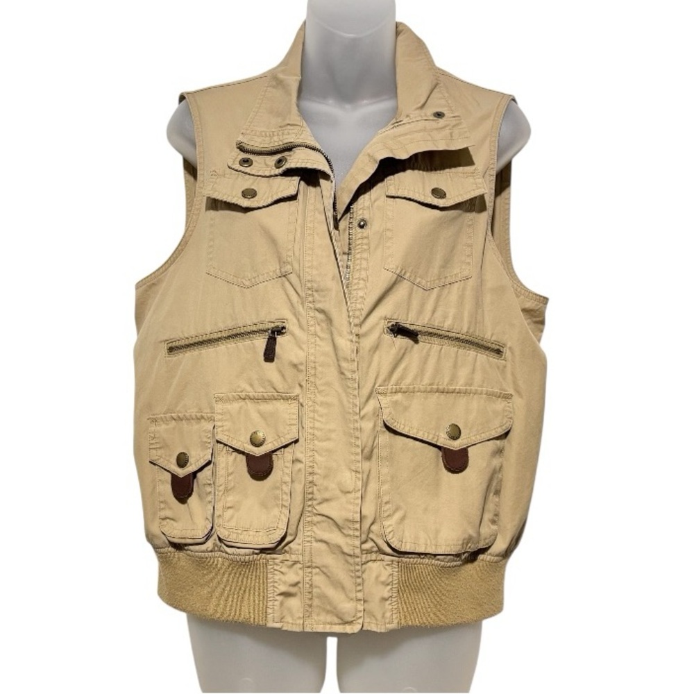 Lauren Ralph Lauren Beige Fishing or Field Vest